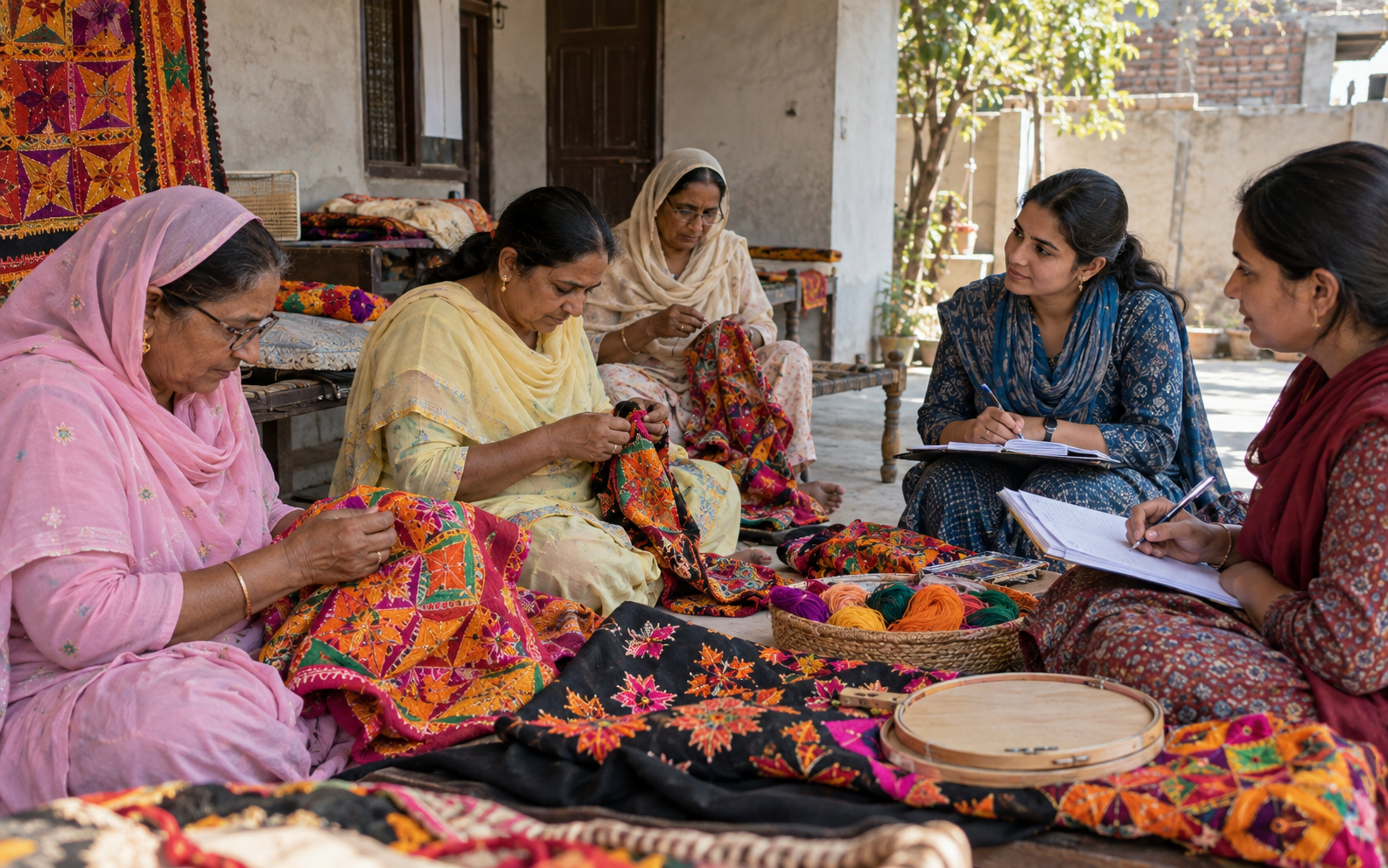 Baseline Assessment for Phulkari Craft Cluster, Patiala, Punjab — project image
