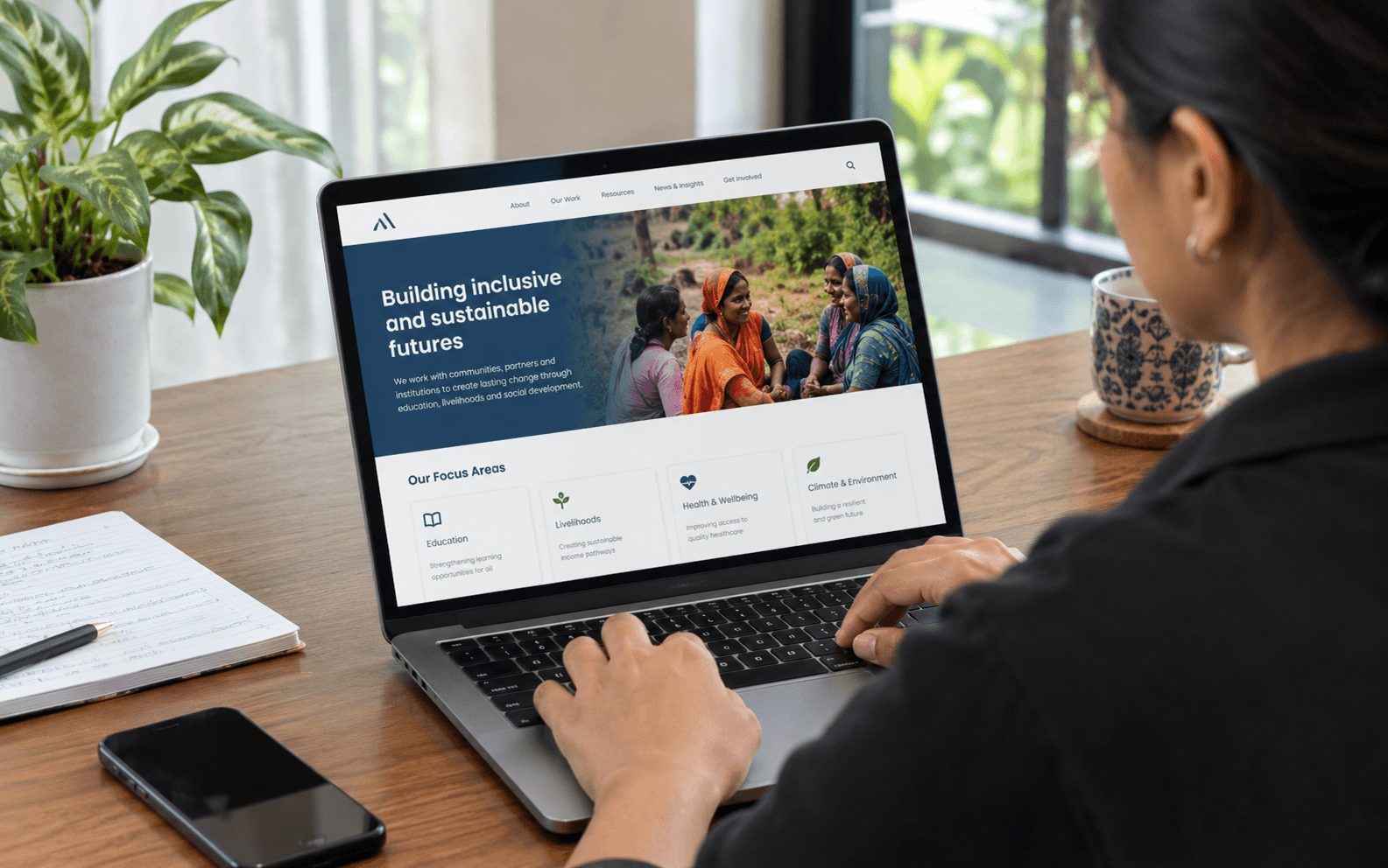 Illustrative image representing nonprofit website modernisation and digital knowledge management